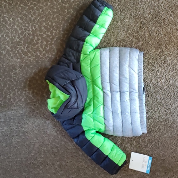 Baby  Boys Falls Creek Puffer Jacket Winter Coat Size 18 months fleece lined NWT - Picture 3 of 4